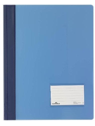 Hållbar platt fil genomskinlig - A4 - PVC - Blå - Stående - 57 x 90 mm - 1 st (268006)