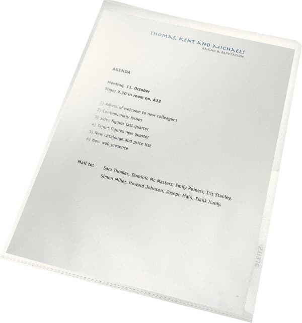 Leitz Re:cycle Se mappe - A4 - 100 stk - Gennemsigtig