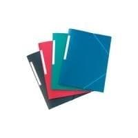 ELBA hjørnemappe Memphis, DIN A4, lavet af PP, assorteret, tykkelse: 0,5 mm, med etiket, - 10 stk (48002910-20)
