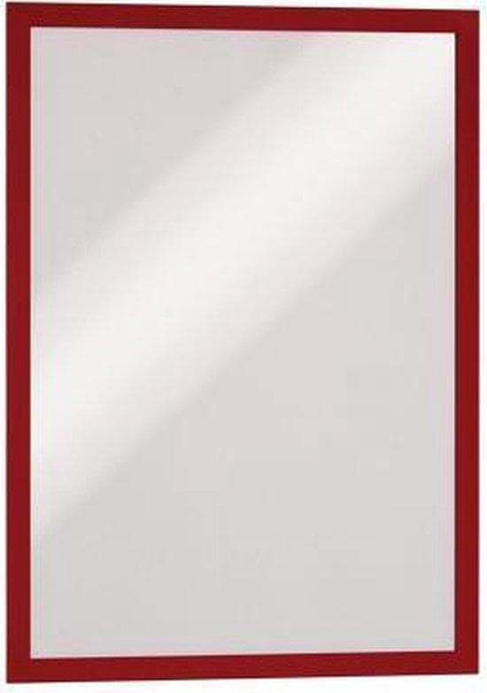 DURABLE DURAFRAME® A3 (rød) 2 stk - selvklæbende inforamme (487303)