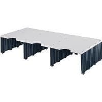 styro förlängningsmoduler Trio 268132198, grå/svart, B723xH140xD331mm