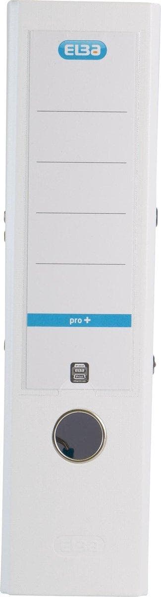 Elba pärm Smart Pro+ vit baksida på 8 cm