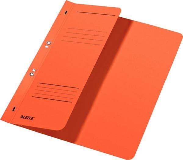 Speed ​​​​fil Leitz 3740 A4 1/2 dæksel + 2 huller 250gr pap orange 50 STK