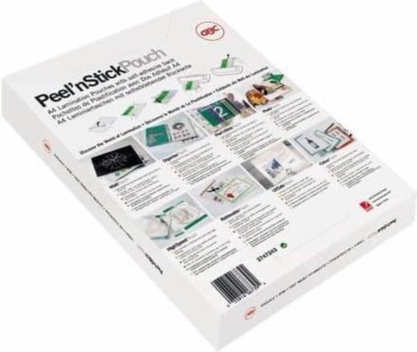 GBC Peel'nStick lamineringsposer - til A3-dokumenter - 2 x 75 mikron - 150 mikron - 25 stykker