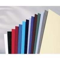 GBC betræk LeatherGrain, DIN A4, 250 gsm, mørkegrøn læder-grain pap, mat (CE040045)