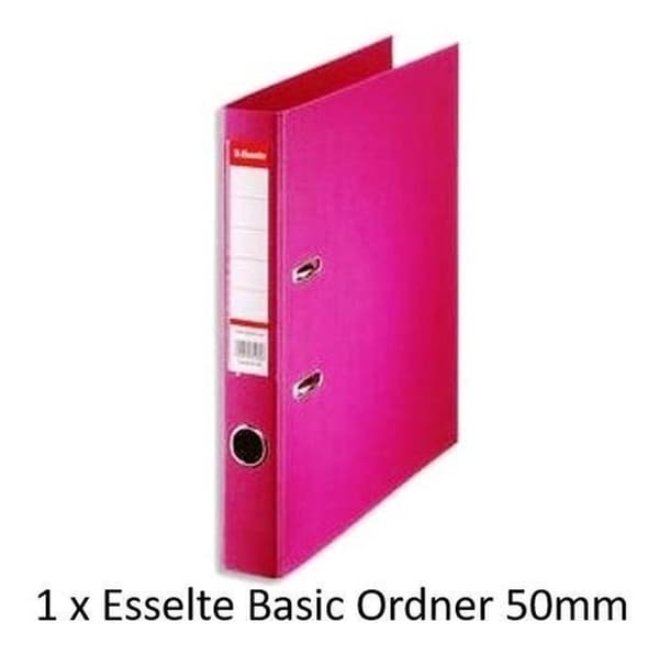 Esselte Ordner Basic 50 mm fuchsia