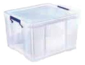 Bankers Box ProStore plastförvaringsbox med lock 48L