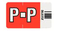 Pikkukuva 2 / 2: Leitz Orgacolor 66251000 numerokylttikortti "P" 250 punaisen pakkaus