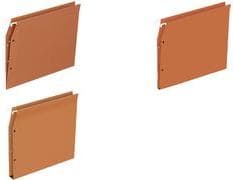 ELBA dossiers suspendus MEDIUM FLEX, pour armoire, fond V orange, karton kraft 230 g/m2, enr'axe: 330 mm, barrette - 1 stk (400126854)