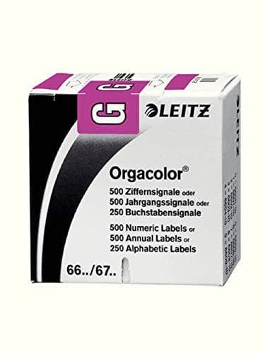 Leitz 66161000 Orgacolor Letter Signal G Paket med 250 lila