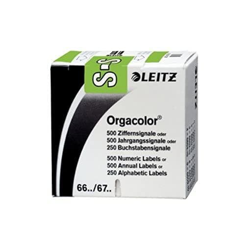 Leitz 66281000 Orgacolor Letter Signal S, förpackning om 250, grön
