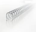 Miniatyrbillede 4 af 11: Wire back 8mm 34 ringe A4 GBC Hvid Pakke med 100 stk
