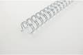 Miniatyrbillede 8 af 11: Wire back 8mm 34 ringe A4 GBC Hvid Pakke med 100 stk