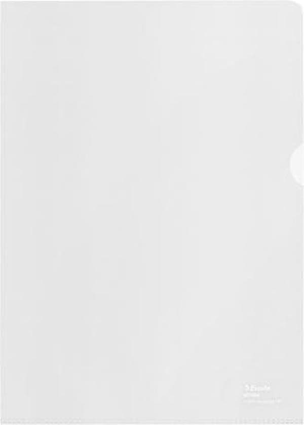 Esselte 100 % återvunnen PP View Folders a4 - Insättningshylsor - 100 stycken - Transparent - För att arbeta hemifrån - Idealisk för hemmakontoret