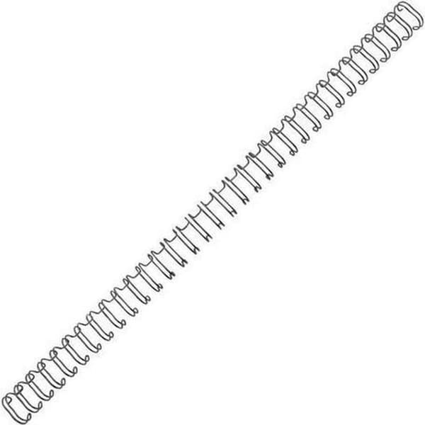 Wire back 10mm 34 ringar A4 GBC Black Pack om 100 stycken