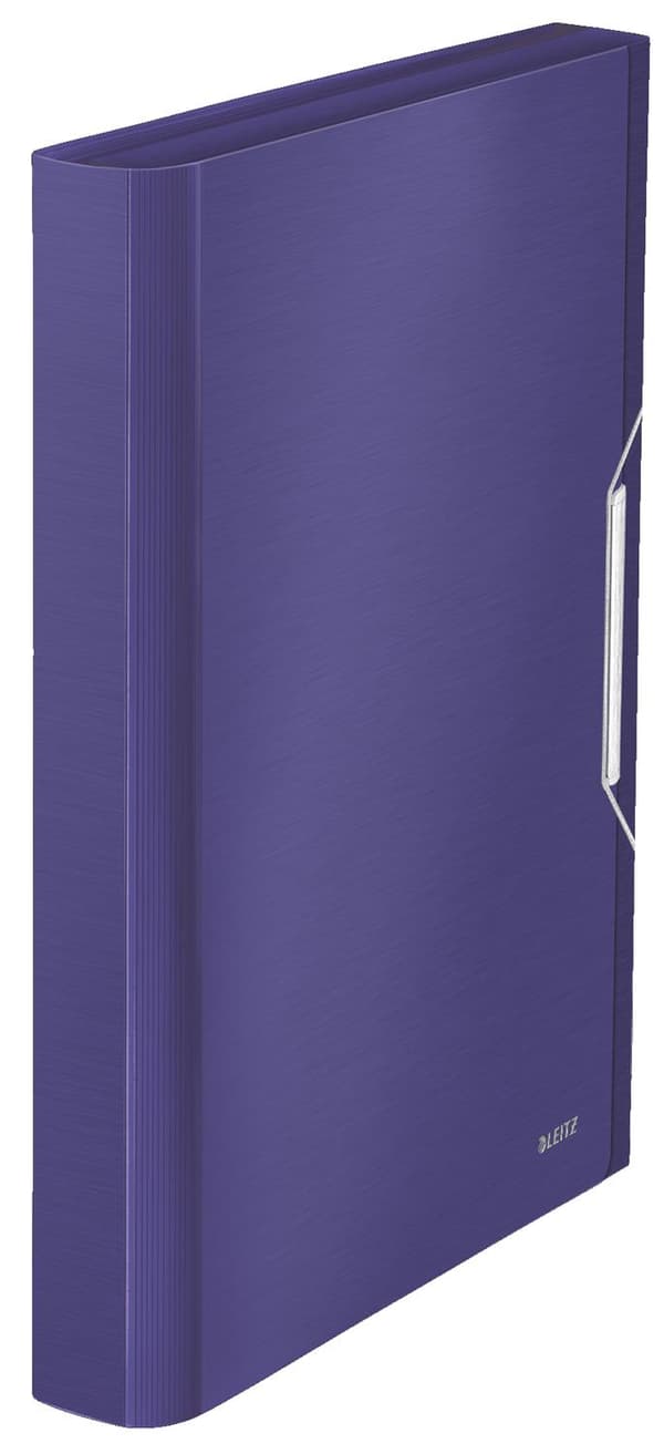 Leitz Style Project Folder med 6 utfällbara fack och elastisk stängning - för 280 A4-ark - Titanblått