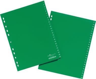 Kestävä 6157 Numeric Register Index Green (615705)