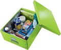 Miniatyrbillede 2 af 3: Leitz WOW Click & Store Stor papopbevaringsboks med låg til A3-formater - 36,9 x 48,2 CM (BxD) - Ideel til kontor og hjemmekontor / hjemmearbejdsplads