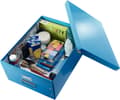 Miniatyrbillede 2 af 2: Leitz WOW Click & Store Stor papopbevaringsboks med låg til A3-formater - 36,9 x 48,2 CM (BxD) - Ideel til kontor og hjemmekontor / hjemmearbejdsplads