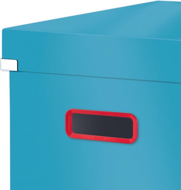 Leitz Click & Store Stor opbevaringskube til Ikea Kallax skabe - 32 x 31 x 36 Cm (BxHxD) - Sammenfoldelig opbevaringsboks med låg til kontor og hjem -