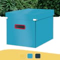 Miniatyrbillede 1 af 9: Leitz Click & Store Stor opbevaringskube til Ikea Kallax skabe - 32 x 31 x 36 Cm (BxHxD) - Sammenfoldelig opbevaringsboks med låg til kontor og hjem -