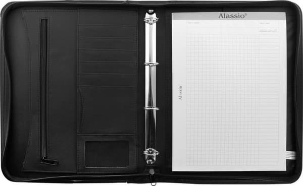 Alassio Office Set Organizer A4 konstläder Svart
