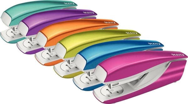 Leitz WOW Häftapparat 5502 NeXXt - Kapacitet 30 ark - Inkluderar häftklamrar - GS-Safe Testad - För kontor och hemarbete - Perfekt för hemmakontor - I