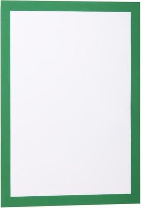 Slitstark Duraframe självhäftande ram A4, magnetisk, grön (paket med 2)