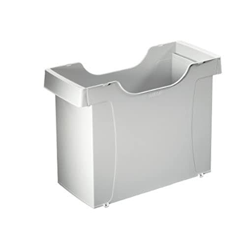 Leitz ripustusviilalaatikko Uni-Box A4, enintään 20 täytetylle A4-riippuviilalle, harmaa, Plus-sarja, 19080085