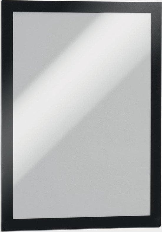 DURABLE DURAFRAME® A4 (sort) 2 stk - selvklæbende inforamme (487201)