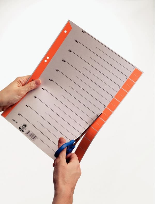 Leitz Dividers 1652 A4 blå pakke med 100 stk