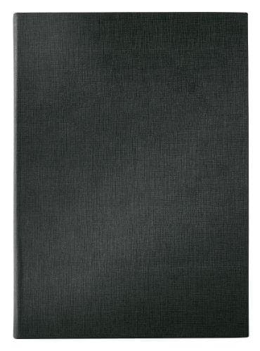 sigel menumappe, A4, sort, gummibind, blank plast, med 2 gennemsigtige dobbeltlommer (SM110)