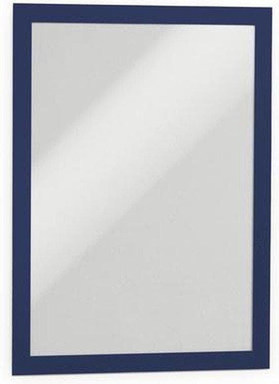 DURABLE DURAFRAME® A4 (mørkeblå) 2 stk - selvklæbende inforamme (487207)