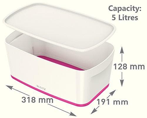 Leitz MyBox Förvaringsbox med lock Stor ogenomskinlig
