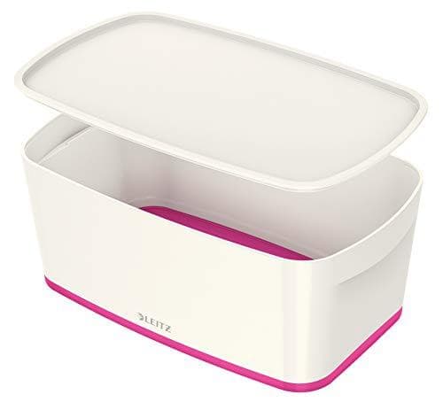 Leitz MyBox -säilytyslaatikko kannella Suuri läpinäkymätön