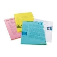 ELBA Premium plasthylsor, DIN A4, PVC, transparent, orange, 25 stycken, permanent, transparent, gjord av fullfärgs PVC-film (76442 OG)