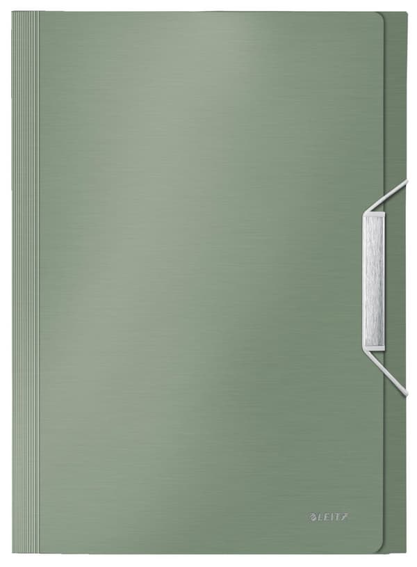 Leitz Style Project Folder med 6 utfällbara fack och elastisk stängning - för 280 A4-ark - Sea Green