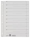 Pikkukuva 1 / 6: Leitz 1654-00-85 vino jakaja A4 silmukat 200g/m2 harmaa 100 kpl pakkaus