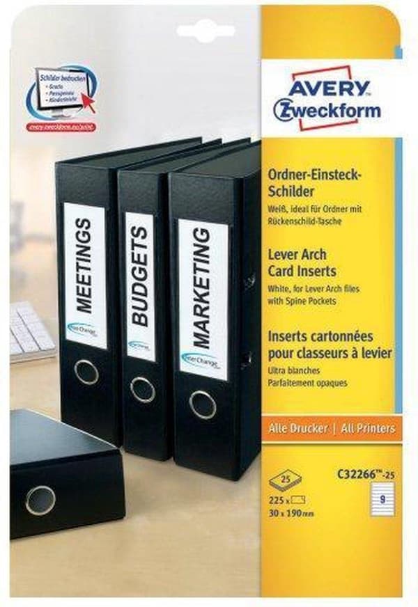 Avery-printeretiketter C32266-25