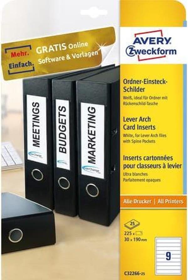 Avery-printeretiketter C32266-25