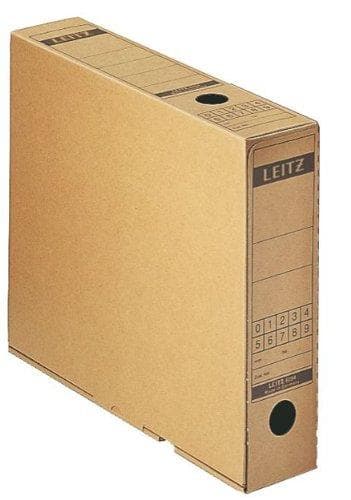 Leitz 6084 A4 Box File 32,5 x 26,5 x 7 cm - Pakke med 10 stk.