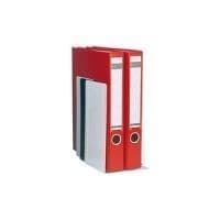 WEDO-arkistointituki (L) 140 x (S) 120 x (K) 240 mm, harmaa metalli, muovipinnoitettu - 2 kpl (102 1237)