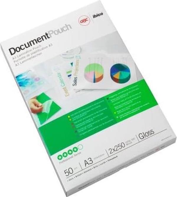 GBC lamineringspose - A3 - 250 mikron - 25 stk