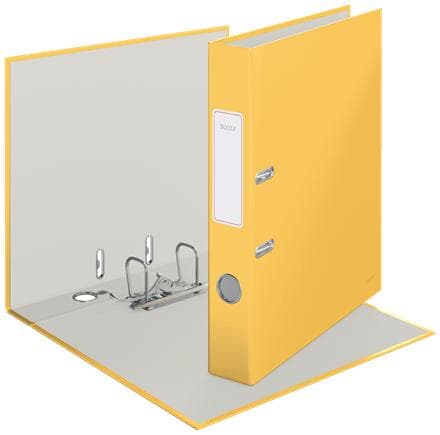 Leitz Cozy 180° A4-viila selkätarralla - 2 rengasta pehmeällä pinnalla - Selän leveys 50 mm - Lämmin keltainen