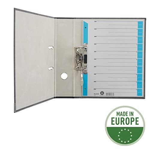Leitz 16523030 A4 papadskillerark Farvet print lyseblå 25-pak.