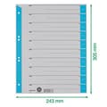Miniatyrbillede 5 af 6: Leitz 16523030 A4 papadskillerark Farvet print lyseblå 25-pak.