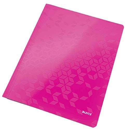 Leitz folder WOW, A4, kartong, rosa metallic