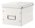 Miniatyrbillede 1 af 3: Leitz WOW Click & Store Cube Medium pap opbevaringsboks med låg til Ikea Kallax skabe - 26 x 24 x 26 Cm (BxHxD) - Ideel til kontor og hjemmearbejde /