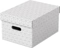 Miniatyrbild 3 av 4: Esselte Home Sustainable Medium Storage Box med lock, set med 3 delar - 100 % återvunnen kartong och 100 % återvinningsbar - vit