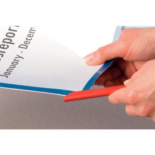 Leitz Slide 3 mm Spine Binding - Sort, pakke med 50 stk
